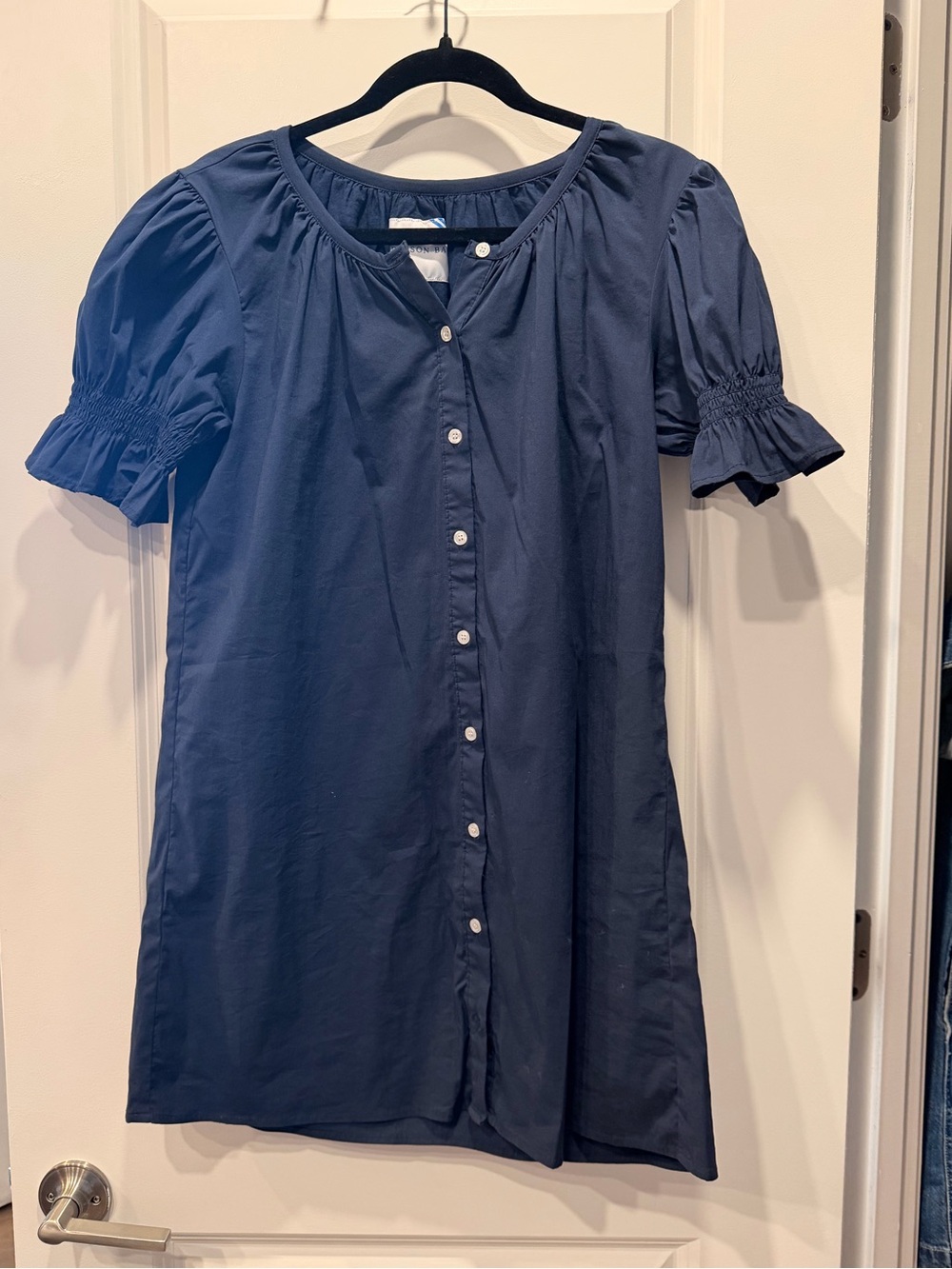 Addison Bay Cotton Poplin Short Sleeve Dress